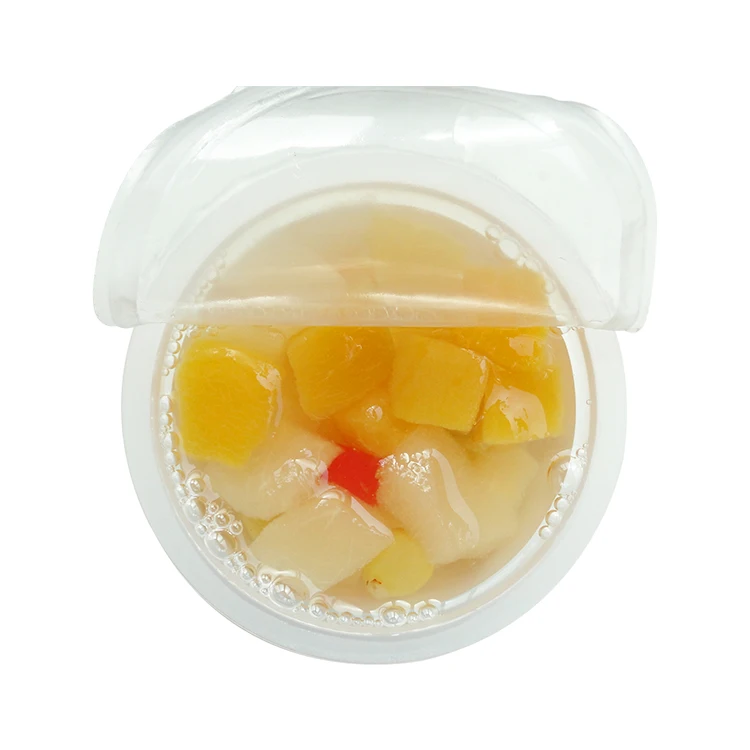 
China Factory Direct Price Diced Pineapple Peach Slices Mandarin Orange Fruit Cup 