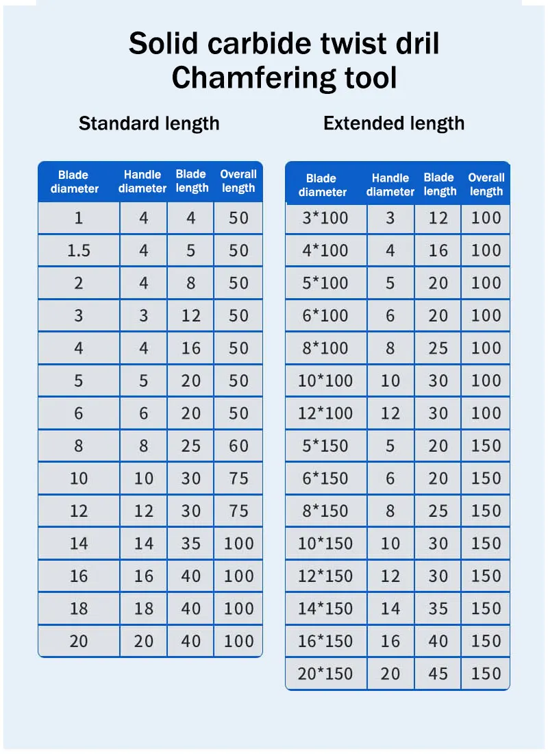 90 60 120 degree steel chamfering cutter tungsten carbide cutter 2 flute
