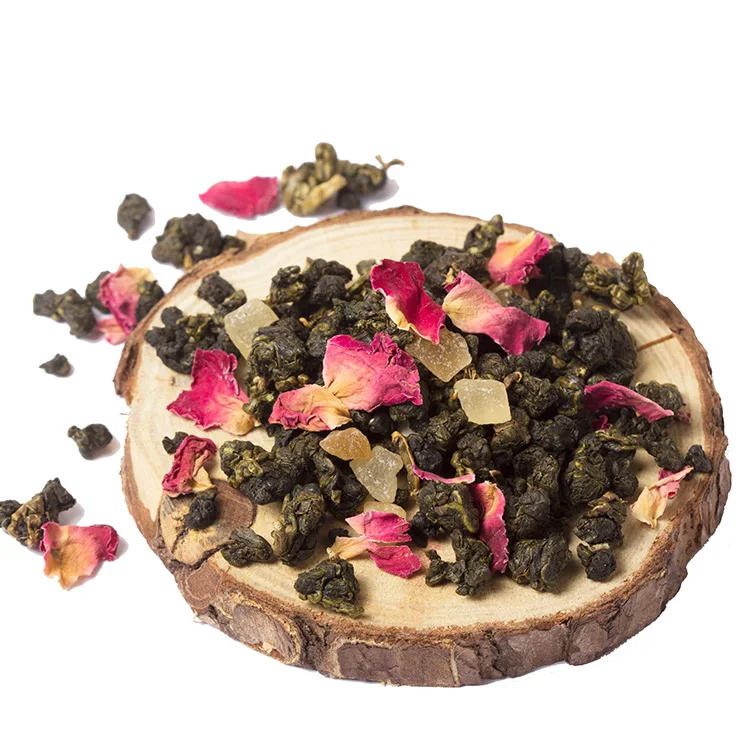 Wholesale Private Label Dried Sweet Peach Fruit Momo Oolong Flavor Blend Tea