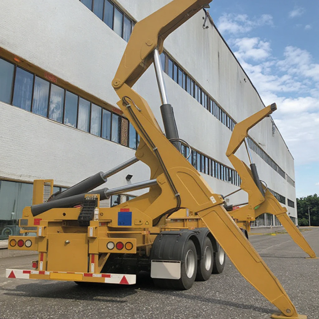Factory supports customization side loader forklift 15 ton side lifter trailer