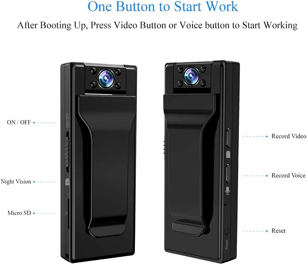 Support Logo package box manuel customized Suitable for all your needs Ultimate Service handhel mini voice recorder with camera