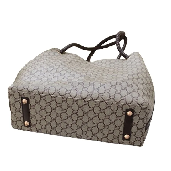 New Products Designer Elegance Ladies Pvc Tote Bag Large Capacity Shopping Shoulder Handbag