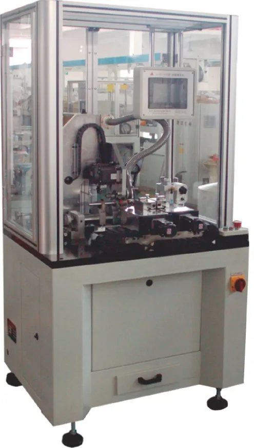 HJS1-100 High Quality Three Servo Commutator Turning Machine for motor starter motor and power tool motor