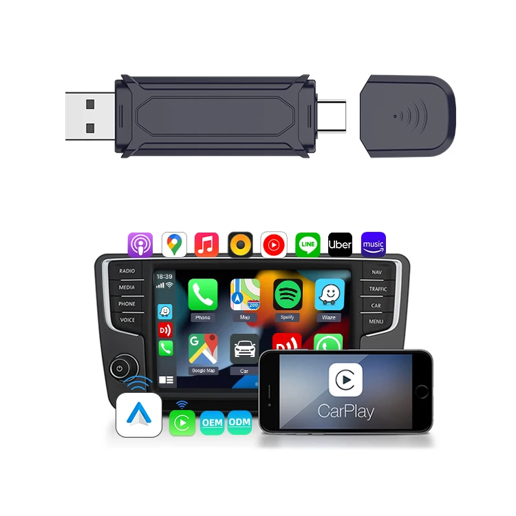 Carlink Tpc Mini Se Pro 851 Carplay Ai Box Android Auto Smart Carlinkit Wireless Car Play Appl Usb адаптер для автомобильного ключа