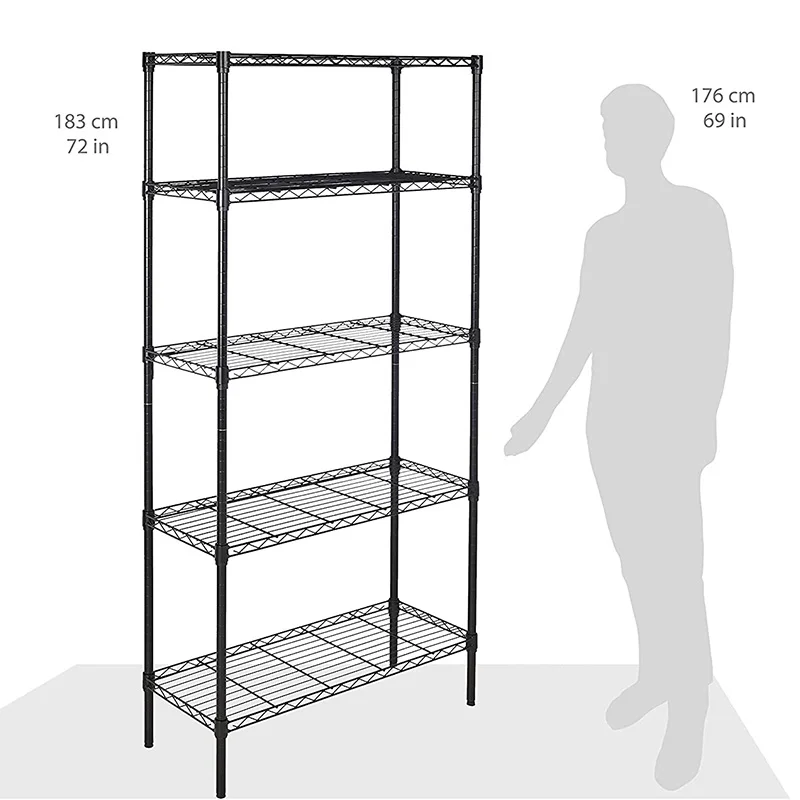 Изготовленный На Заказ провод хромированная полка дисплея Утюг для штабелирования 4 слоя хранения стеллажи выставки