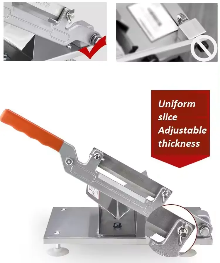 Manual Handheld Meat Grinders Cutting Machine Frozen Beef And Mutton Meat Meat Slicer