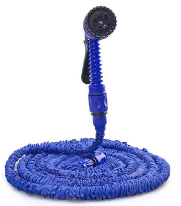 Flexible soft garden water hose for car garden high Pressure with Brass Connector Spray Nozzle water hose