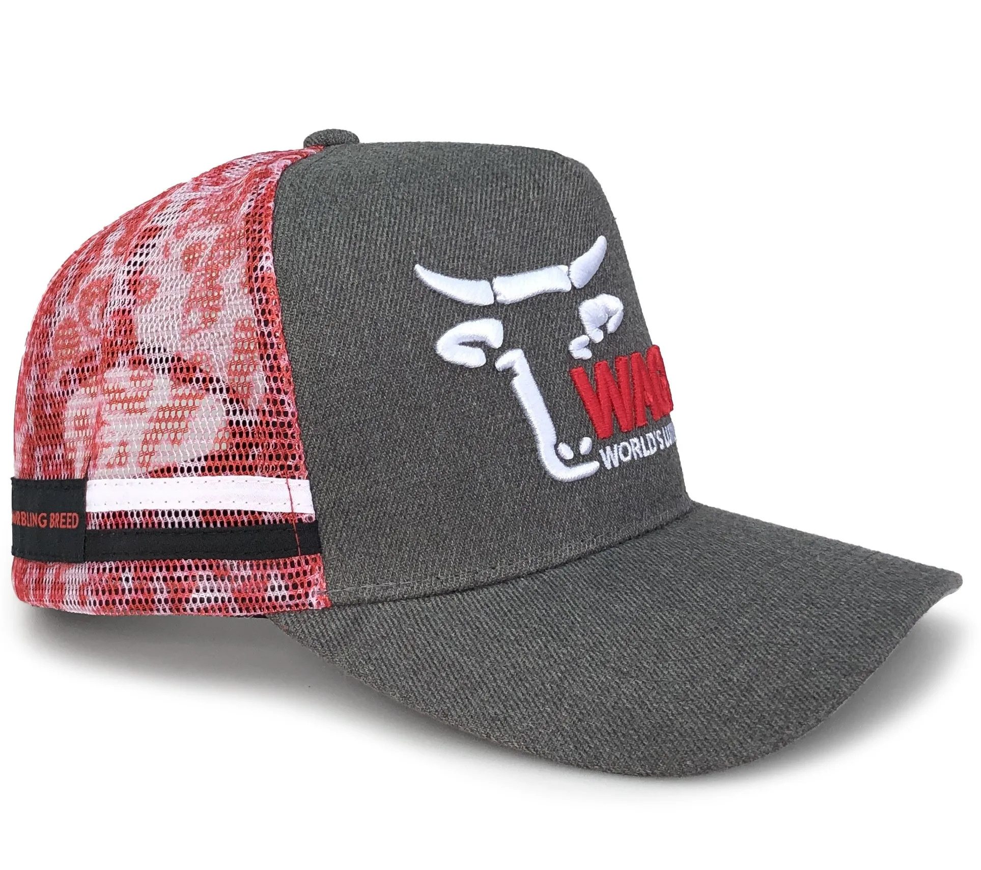 Australia Country Cap Wild High Profile Trucker Hat Outdoor Trucker Caps Deep Crown Dust Side Strip 5 Panel Country Trucker Caps