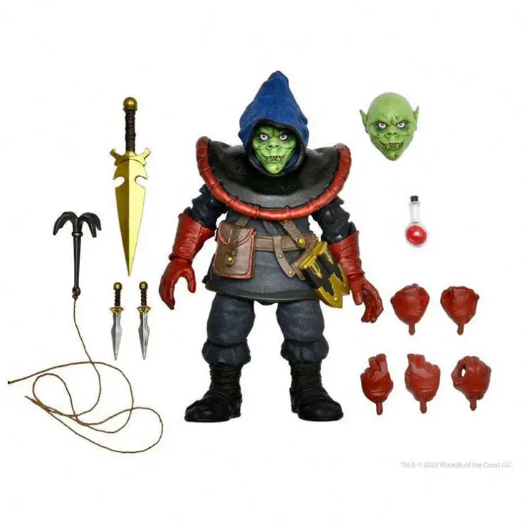 NECA 52277 Dungeons Dragons - Ultimate Zarak 7Inch Action Figure Goblin Assassin Model Toy Halloween Gift Original in Stock