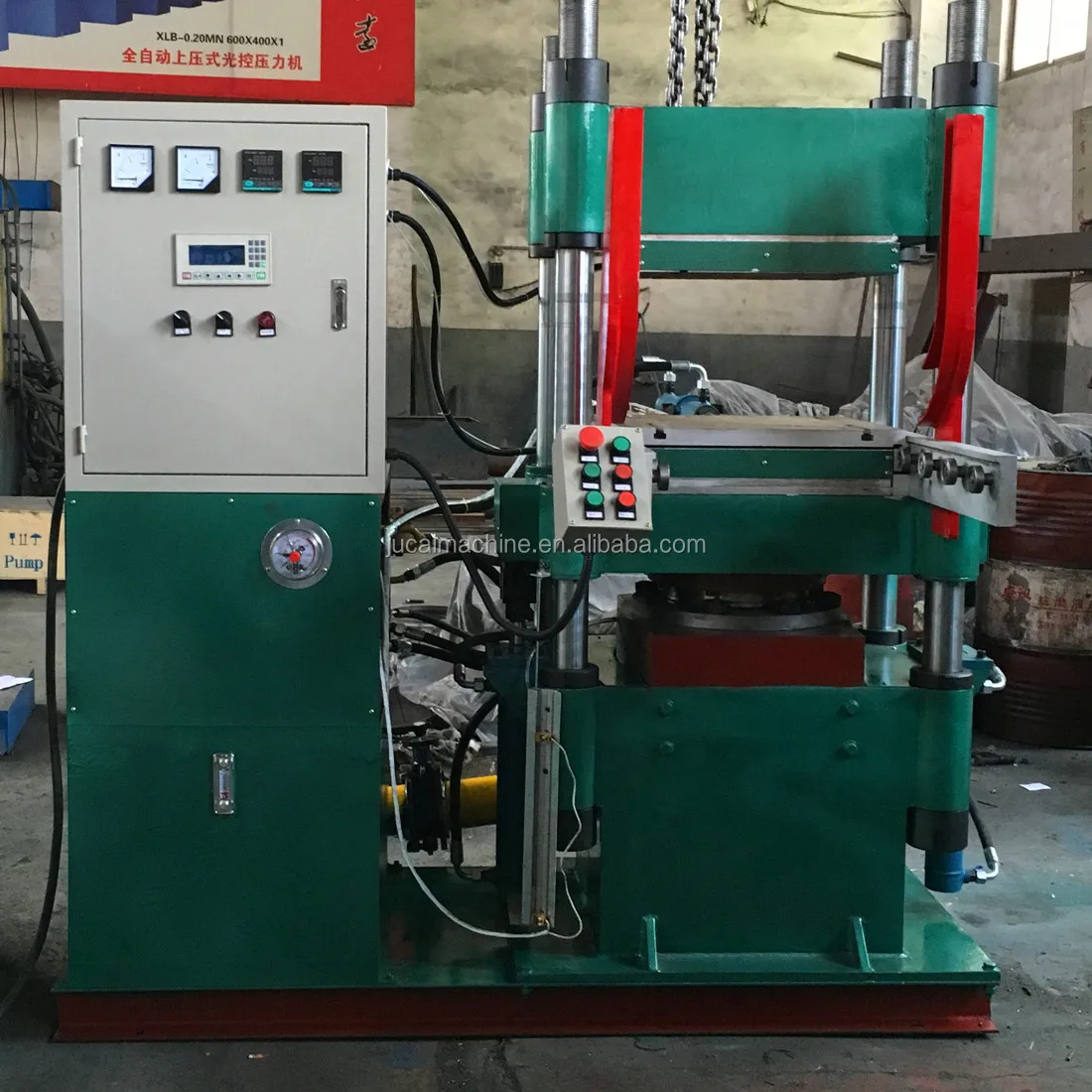 50 tons hydraulic press for rubber plate/silicone rubber heat press machine/compression vulcanizing machine