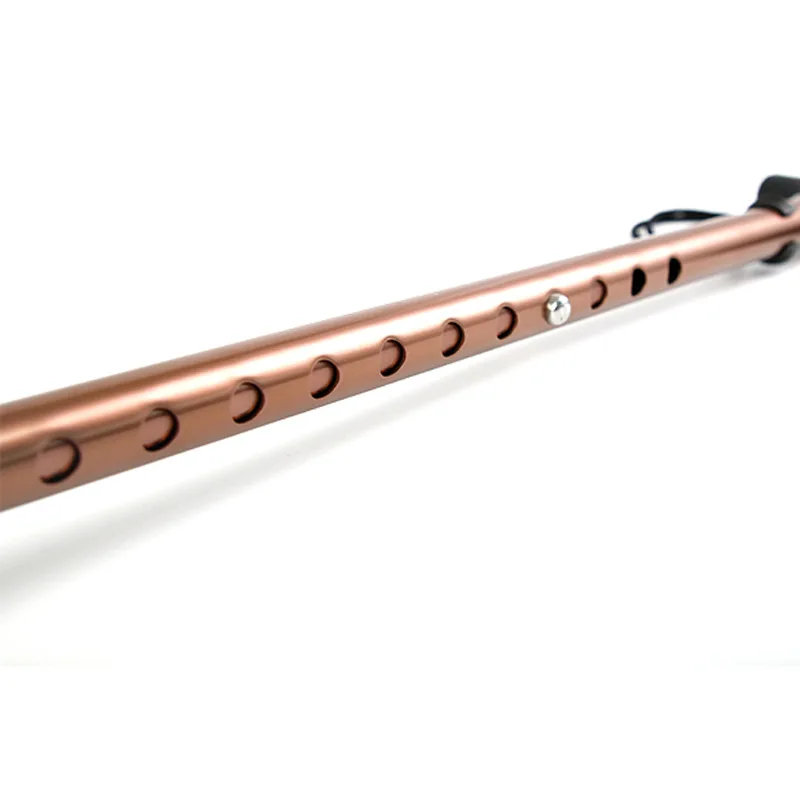 NPOT Ninghai professional high quality stable walking stick for old magnet therapy handle with LED flashlight