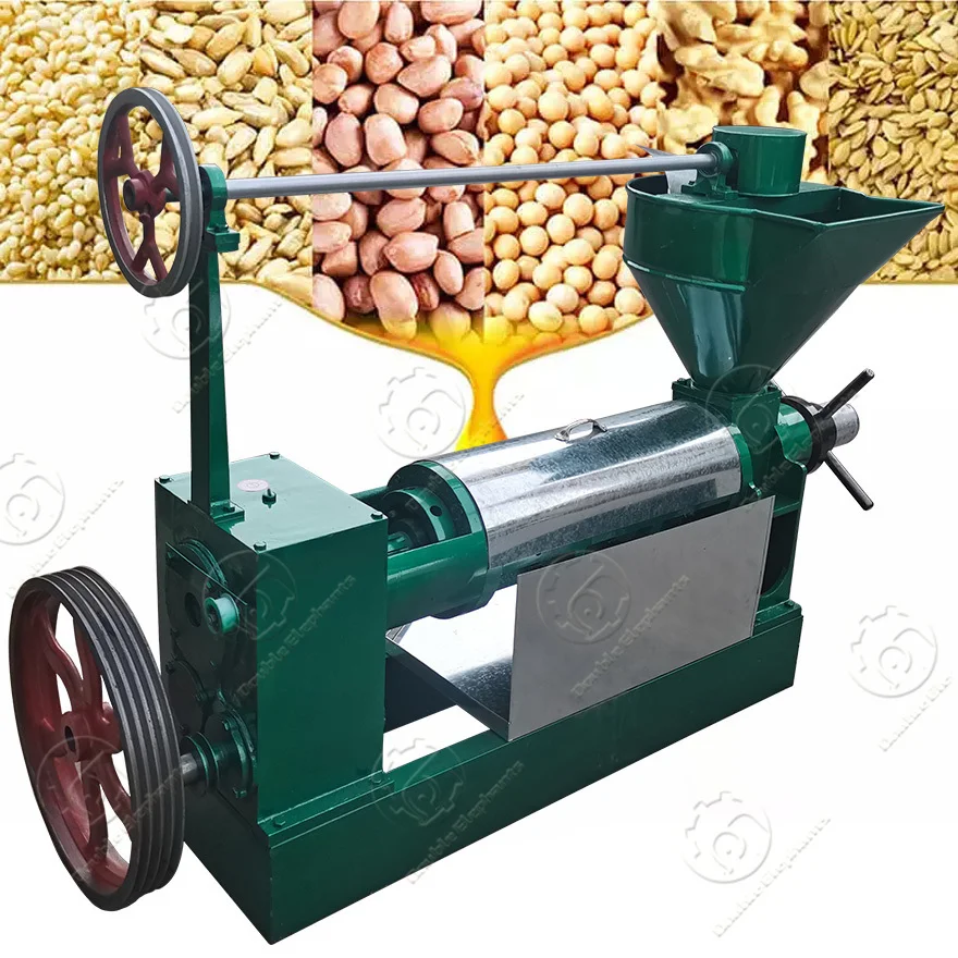 6YL130 Peanut oil expeller Canola industrial automatic oil press machine