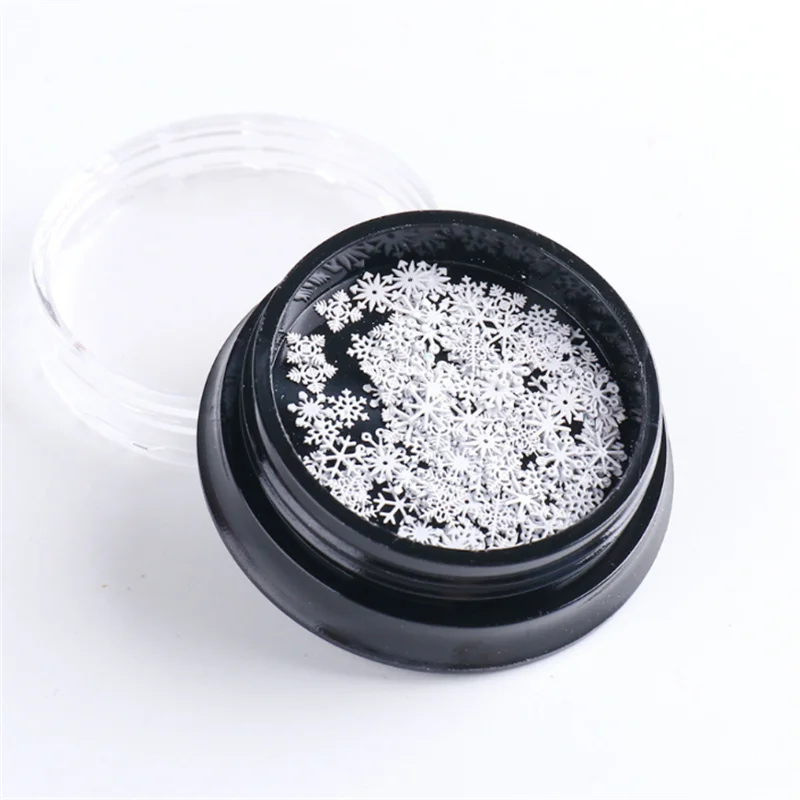 Nail Art Christmas Snowflake Gear Ultra Thin Decoration