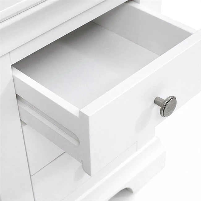 British Style Wooden Storage Cabinet Bedroom Furniture Bedside Table Night Stands