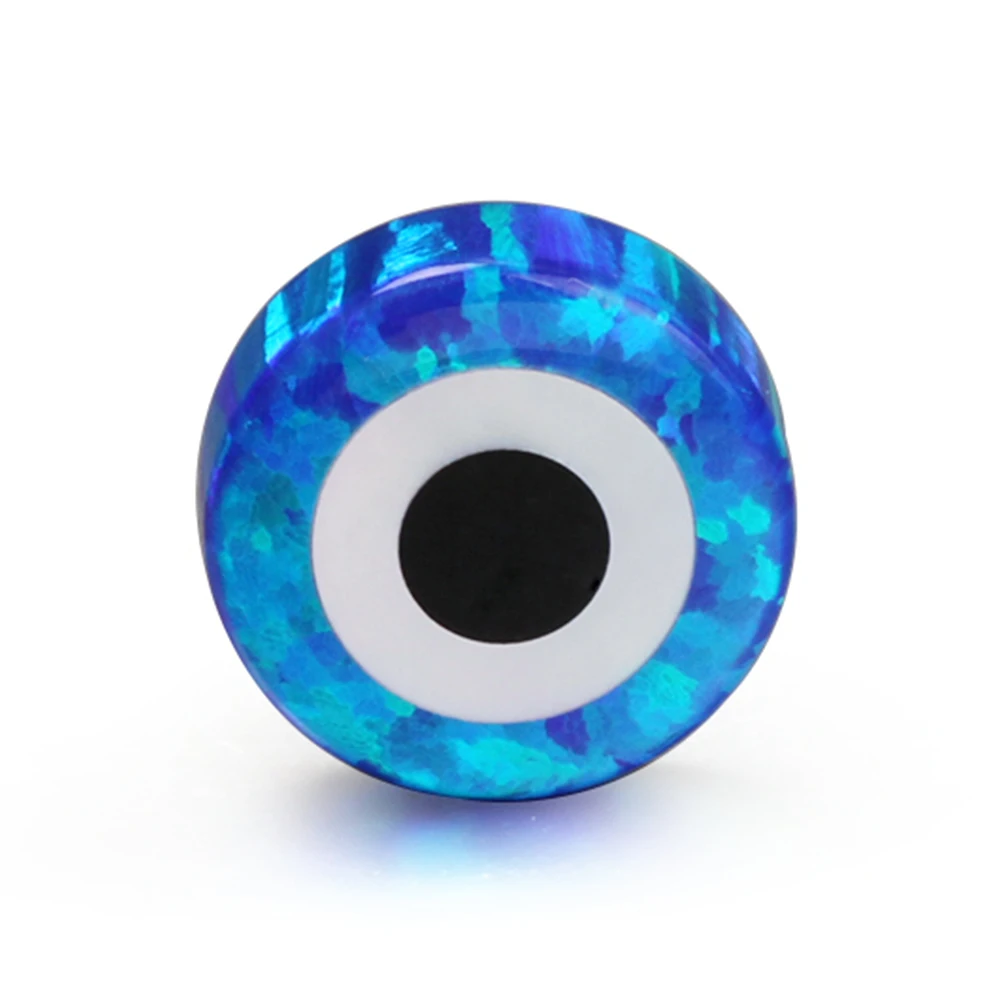 Wholesale 92 Colors Opal Turkish Eye Blue Round Synthetic Opal Eye Stone for Opal Jewelry