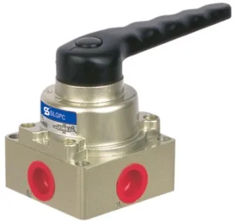 Pneumatic Hand Draw Valve 4R210-08 pneumatic hand pull valve for pneumatic pipe line