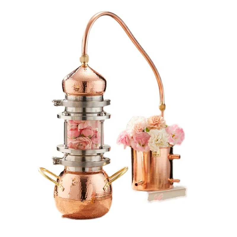 Small essential oil distiller for herbal extraction
