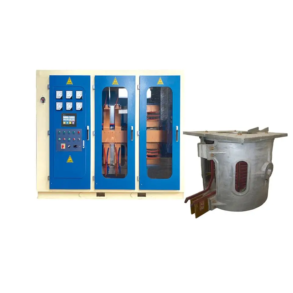 1.0T Induction furnace smelting cast iron stainless steel aluminum smelting furnace electric furnace