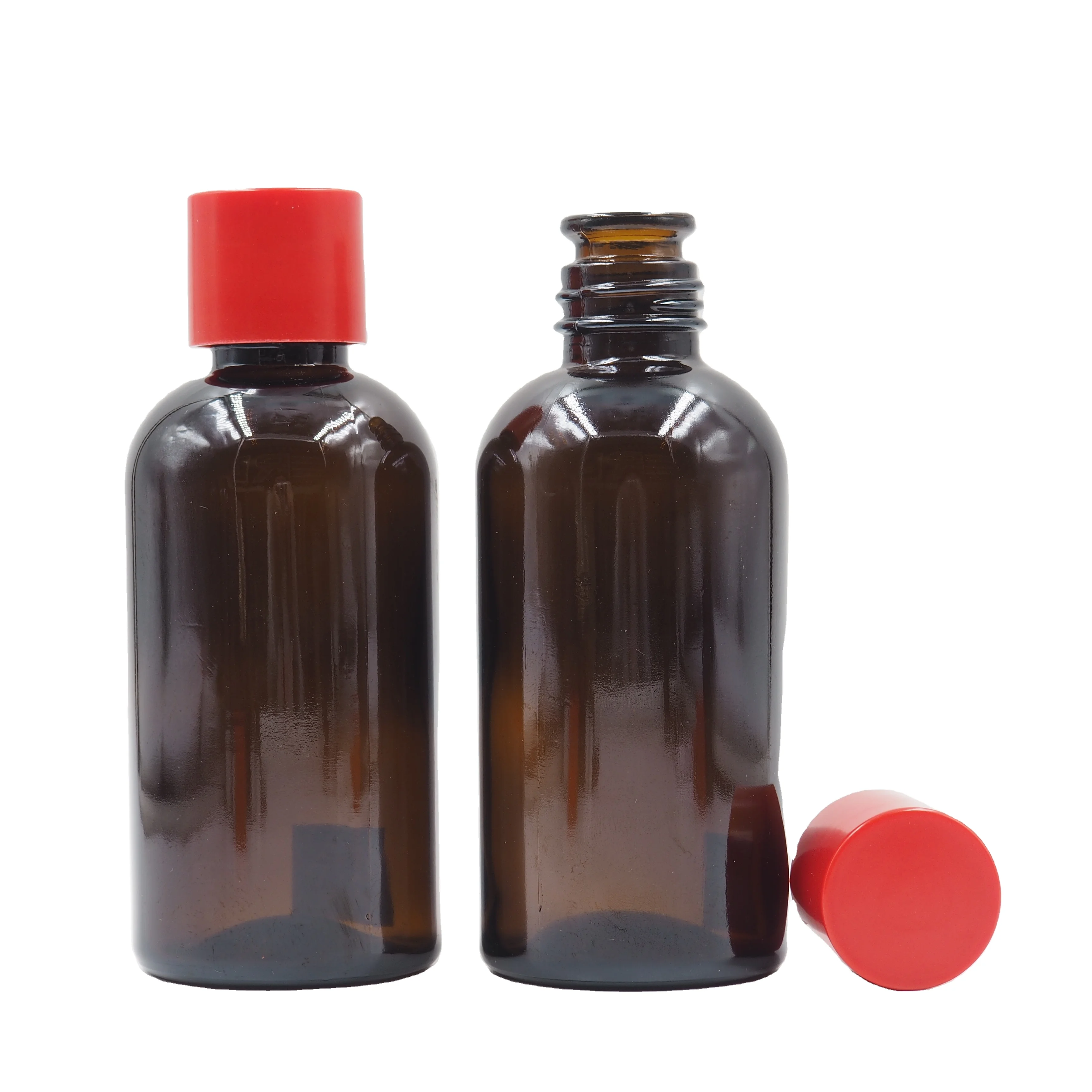 Big Capacity Aromatic Fragrance Bell Mouth Bakelite Cap Brown Amber Glass Bottle