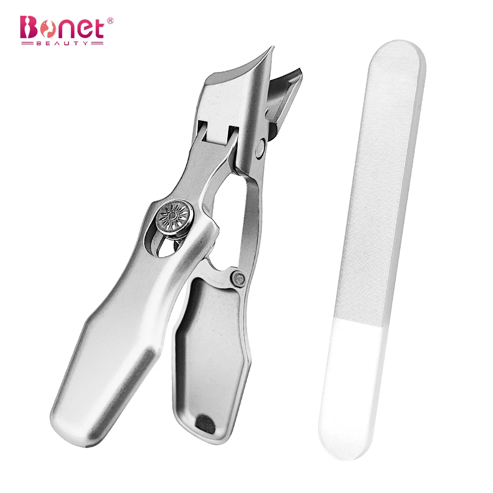 Glass Nail Clipper Set with Nano File for Adults Newborns Toddlers for Fingers