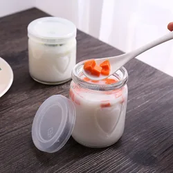 250ml Clear Glass Jelly Jar with Plastic Lid 8 oz Kitchen Food Storage Canister with Embossed Hearts Amazon Hot Sale