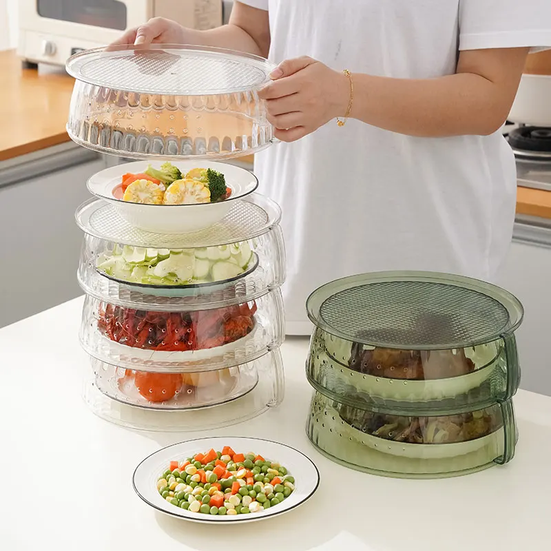 Customizable Logo New Design Eco-Friendly Dust-Proof Plastic Food Preservation Cover Specialty Metal Tool for Cooking