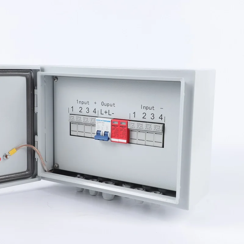STOCK solar PUMP DC Circuit Breaker PV combiner box 6 input 1 output DC combiner box SPD Breaker for solar panels MIDDLE EAST