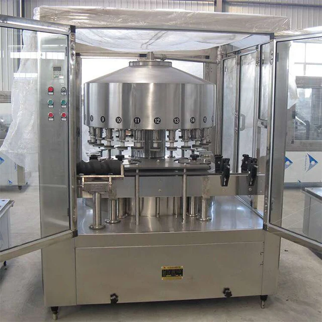 Automatic rotary liquid piston salad chili caviar tomato sauce filling sealing machine line price