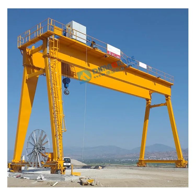 Europe style MG double girder gantry crane price supplier factory 30 ton 32t for crane outdoor workshop