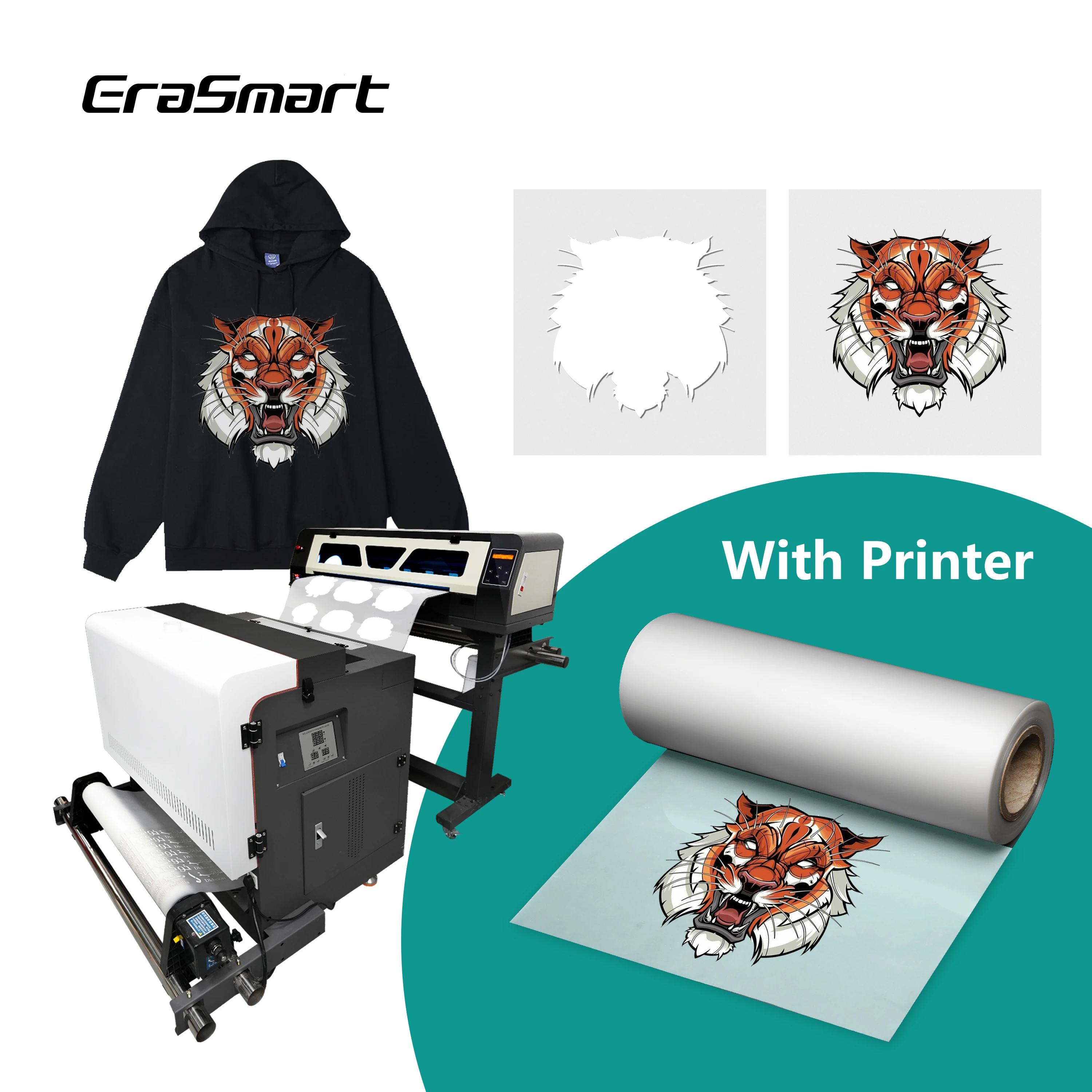 Eraasmart DTF ПЭТ-пленка a3 a4 теплопередающая пленка бумага dtf листы для принтера односторонняя