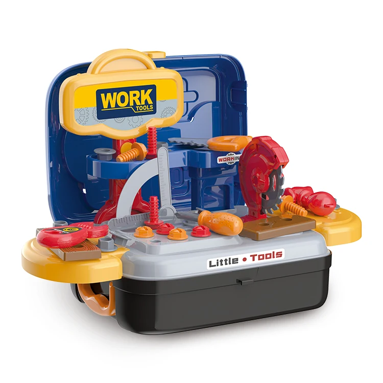 36 PCS  Hot 3 in 1   backpack  Selling Kids Home Educational Construction Repair Box Toy Tool Play Set