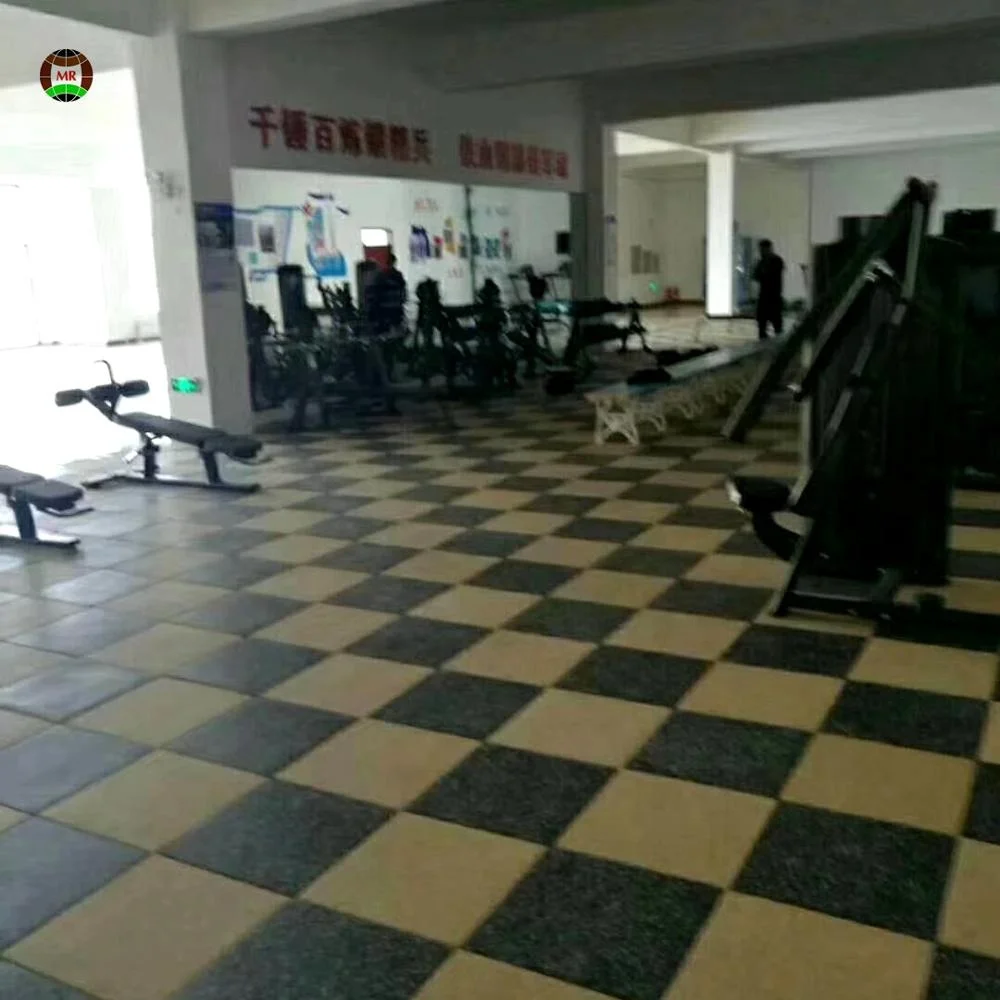 
Factory Price 10-50mm Thickness 500*500mm High-elastic Long-lasting rubber tile ,outdoor rubber flooring 