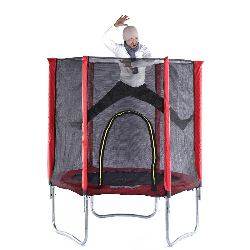 High Quality Body Exercise12ft Trampoline With Safety Enclosure And Ladder