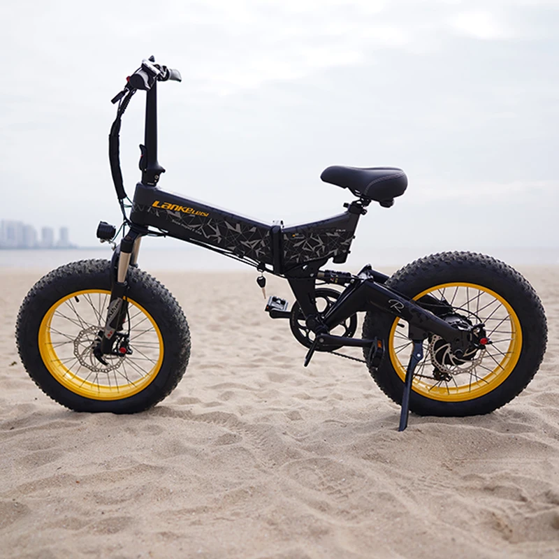 750W 1000W high power electric bicycle 20*4.0 fat tire electric bike/ebike/beach snow bike/electric folding bike