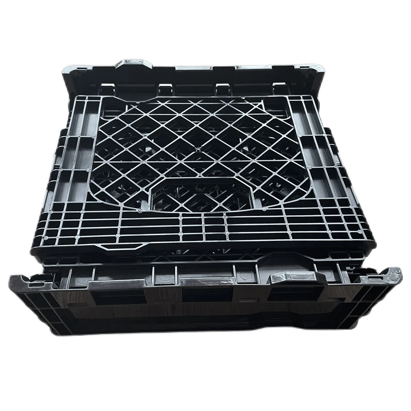 Plastic Picker Crate Two Working Modes Nesting Capability Sliding Rails Ventilated Farming Food milk crate
