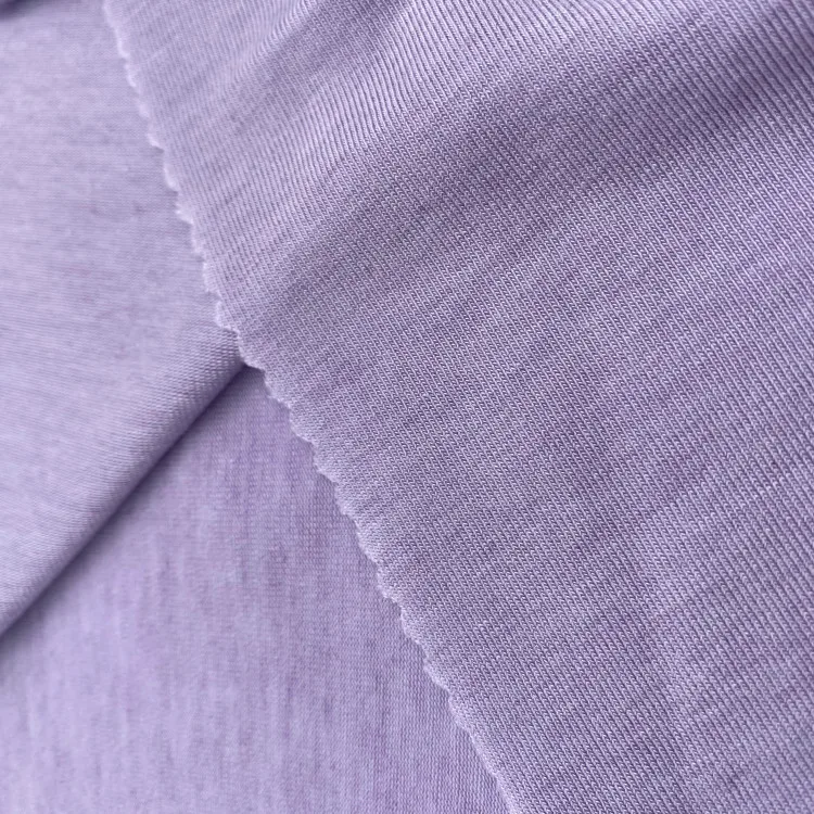Wool Lyocell Spandex Blended Knit Fabric for Sport Wear Sportswear T-Shirt Fabric