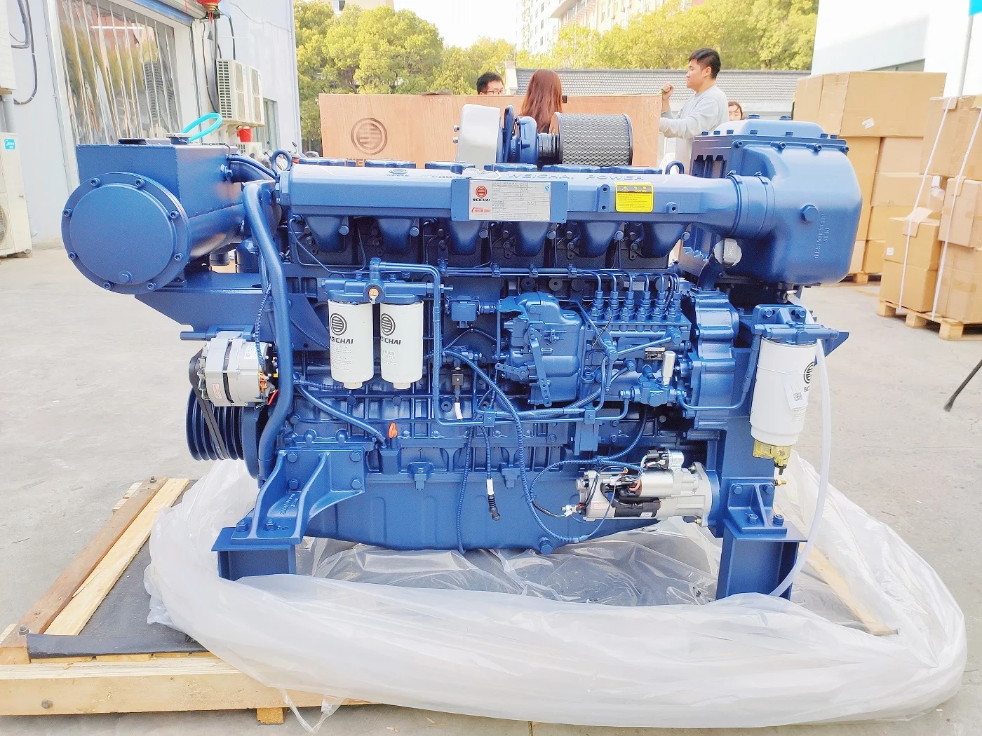 Genuine and brand new  Weichai WP12C series 4 stroke marine diesel engine WP12C350-15