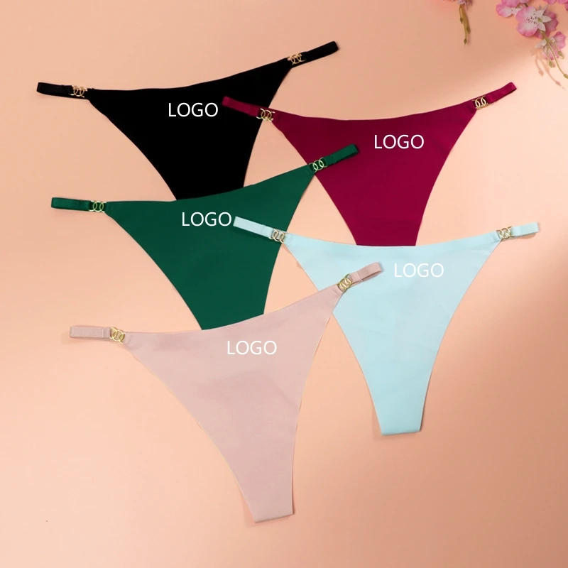 T-back Low Waist Victoria Secreted Underwear Wholesale Panties Thong Women Panti 2024 Multi-colored Odm/oem Cotton Fabric Lady