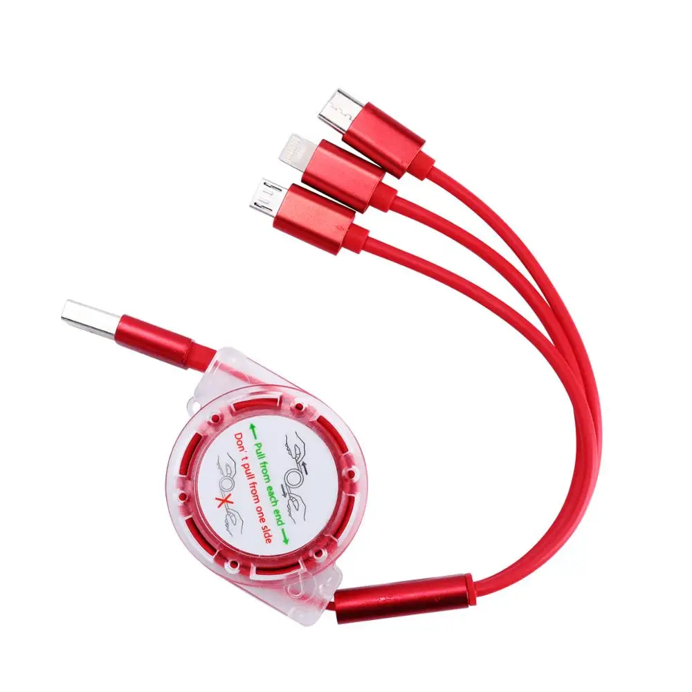 3 в 1 USB-кабель для зарядки iPhone
