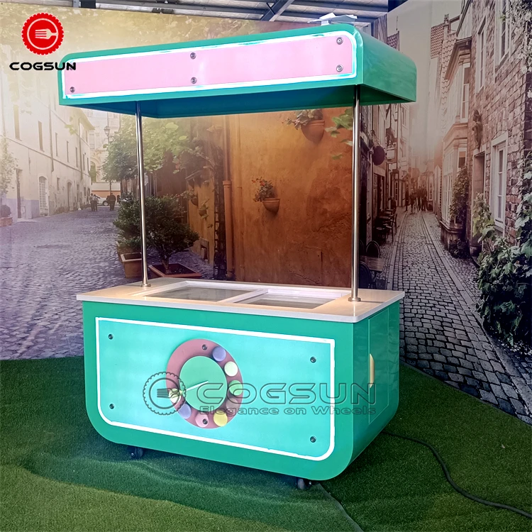 Factory Price Mobile Ice Cream Truck Fully Equipped Food Trailer Customized Food Cart