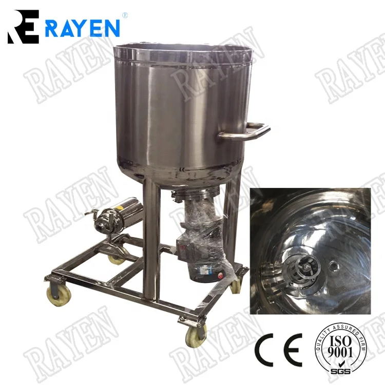Нержавеющая сталь emulsifying смешивания хранения мешалки смеситель для перемешивания реактор гомогенизатор смешивая бак