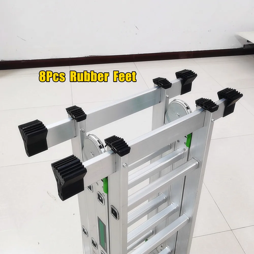 Warehouse Double Sided Ladder Foldable Aluminum Telescopic Ladder Multi Use Ladder With Big Joint