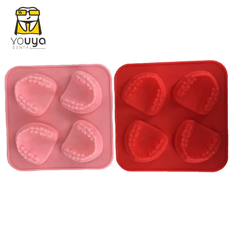 Customize Silicone Tooth Shaped Ice Cube Tray Teeth Ice Mould