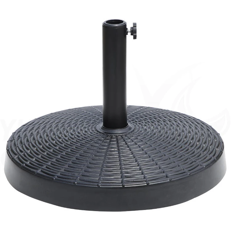 Garden Outdoor Round Wicker Patio Heavy Duty Umbrella Base Stand Parasol Base