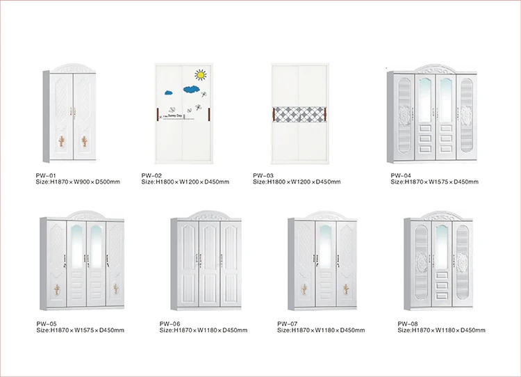 2 door sliding door iron wardrobe metal wardrobe filing cabinet steel cupboard with mirror