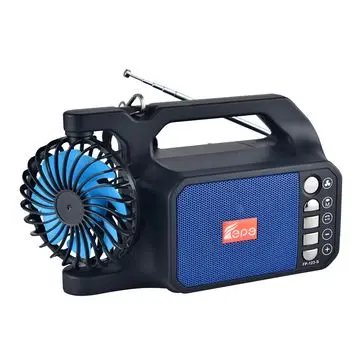 Солнечная приведенная в действие радио FM функция Аккумуляторная BT динамик радио портативный колодок силиконовых обувей поддержат стельки FP-123-S