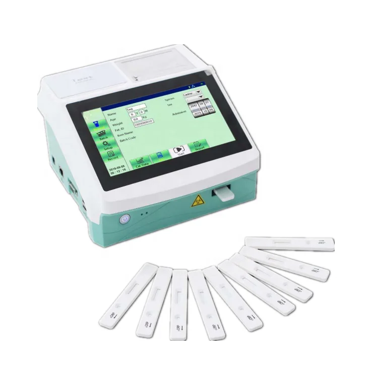 Canine progestrone analyzer for animal progesterone analyzer with progestrone test strips for dog and cat  GM-PT-1