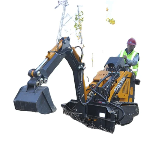 towable crawler walk behind mini excavator