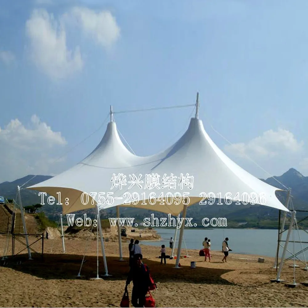 Factory Wholesale PVDF Membrane Structure High Transmittance White Building Membrane Material