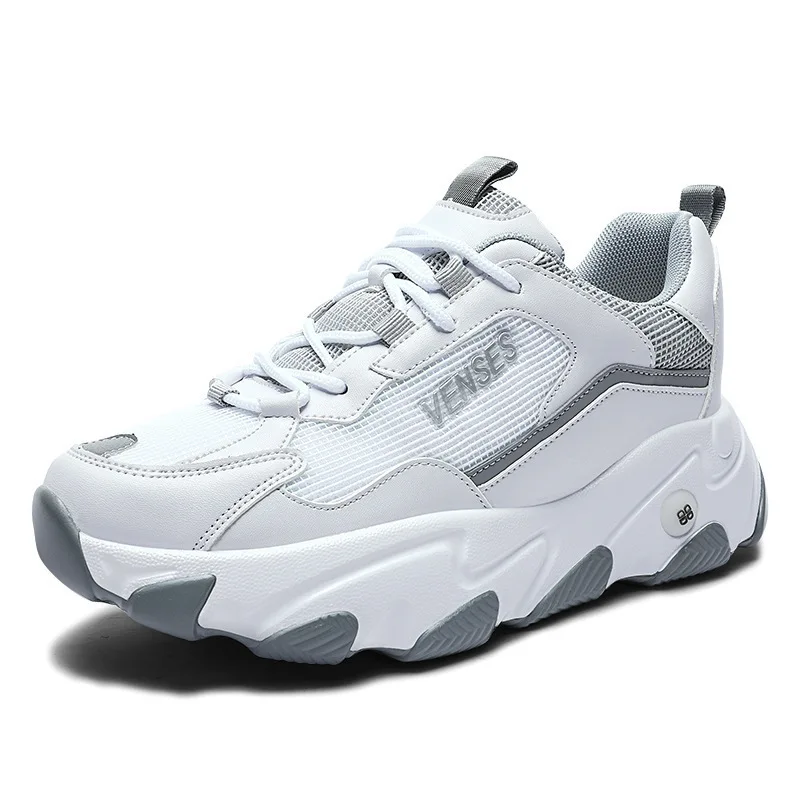 New arrival height increasing casual sport sneakers professional breathable running women shoes